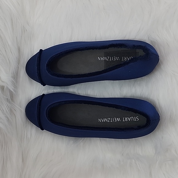 Stuart Weitzman Captain Satin Flats - Picture 5 of 8